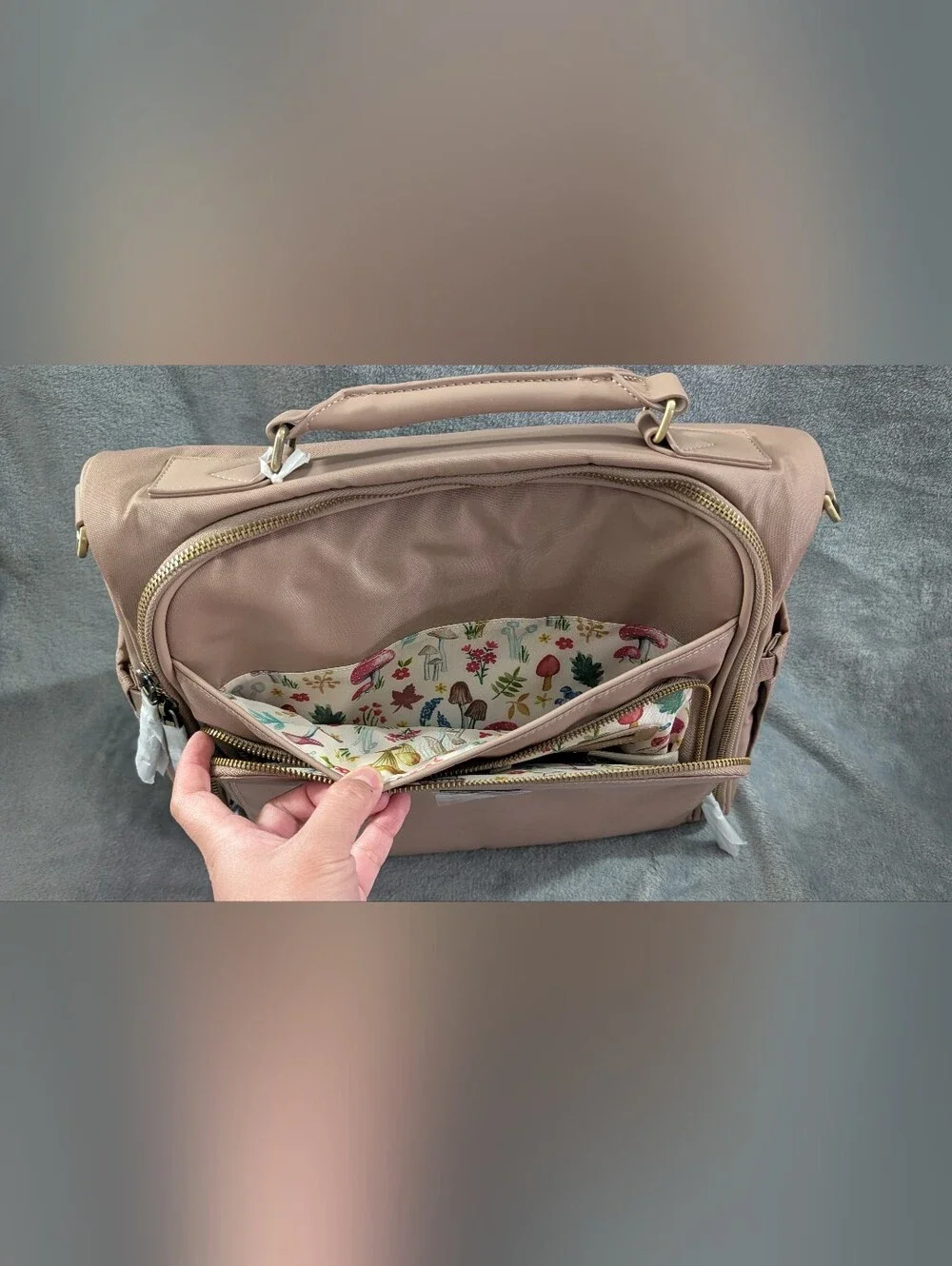 JUJUBE Satchel Diaper Bag - Truffle